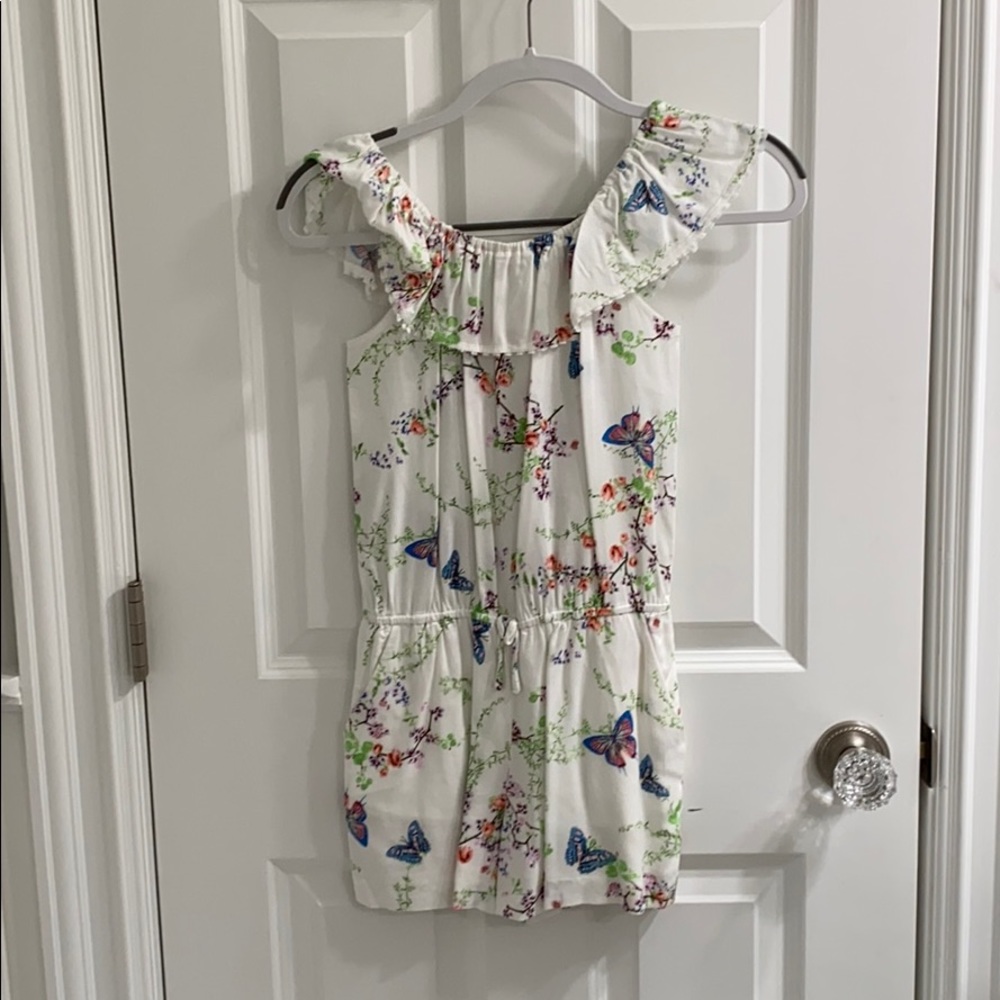 Spring print romper